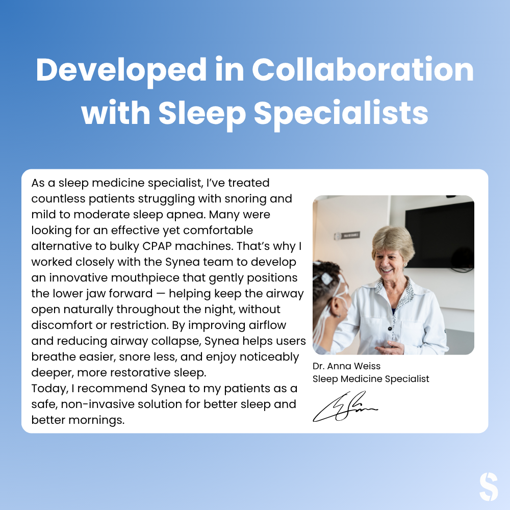 Synea Sleep Apnea Mouthpiece